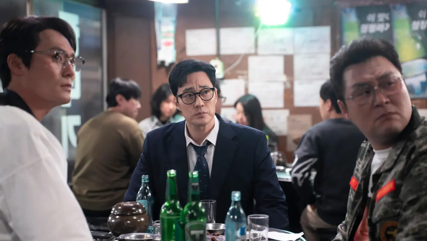 So Ji-sub, Yoon Kyung-ho, and Choi Dae-hoon in Agent Kim Reactivated (2026)